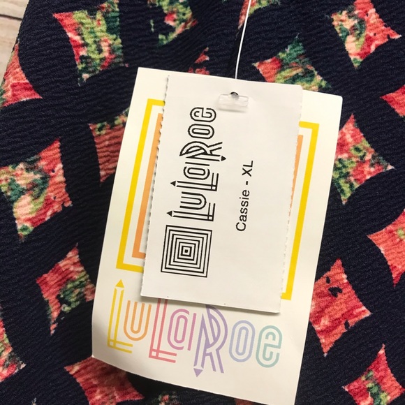 Lularoe Cassie Skirt Size XL NWT - Picture 4 of 5